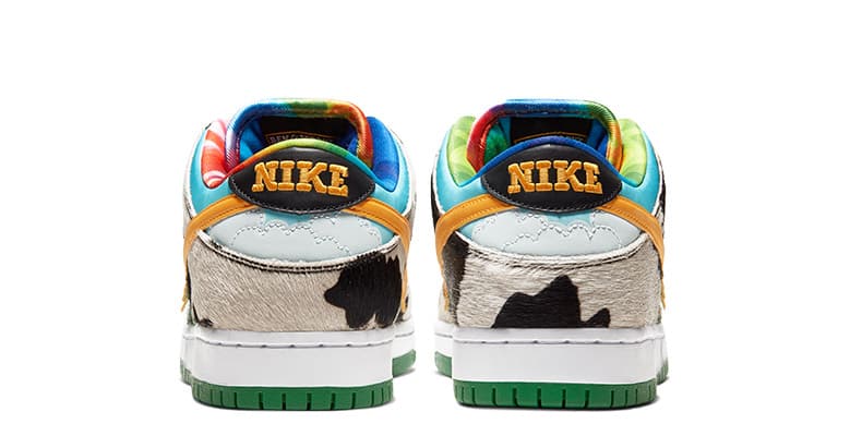 Back view of the Nike Chunky Dunky shoes