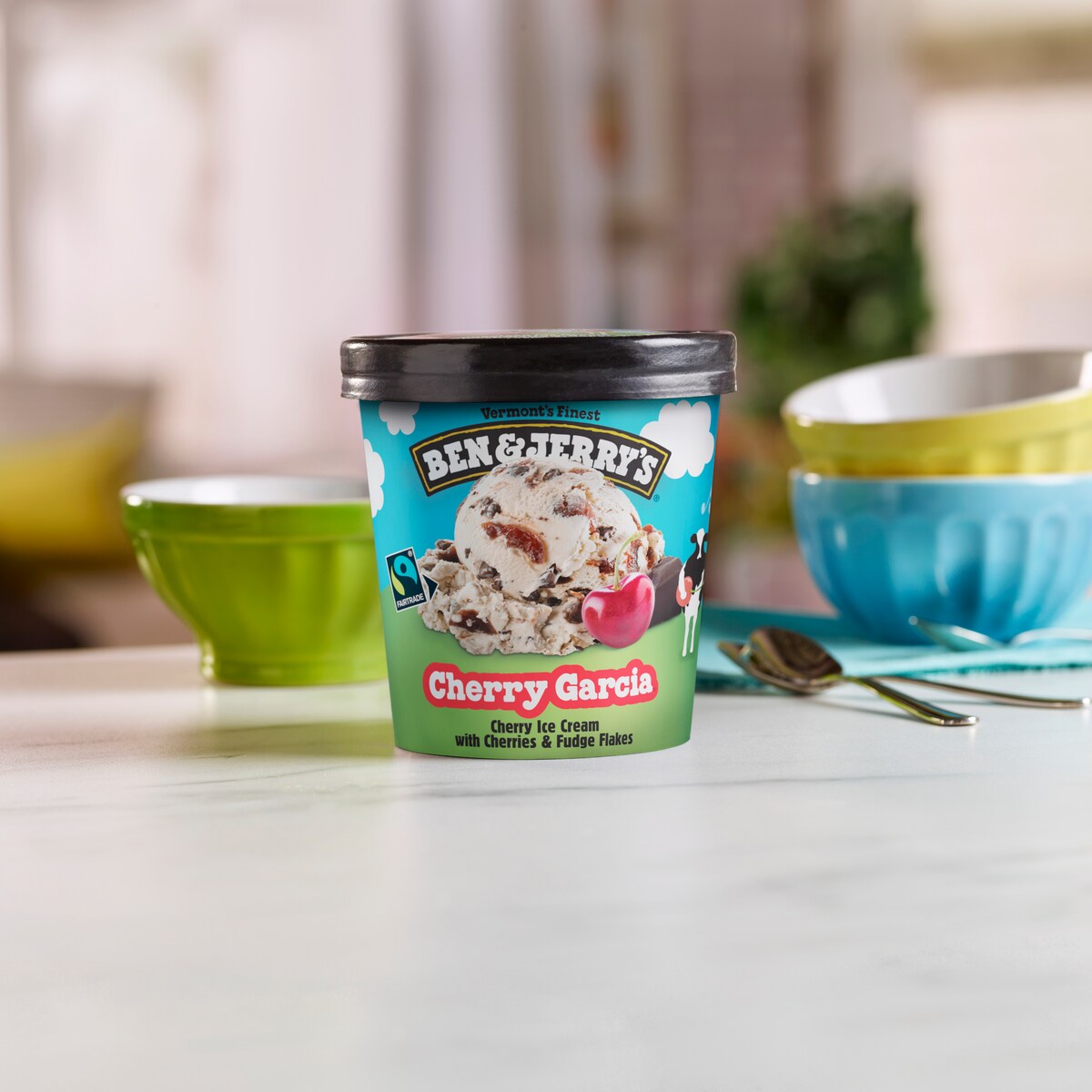 Cherry Garcia Ice Cream - Pint 3 / 5