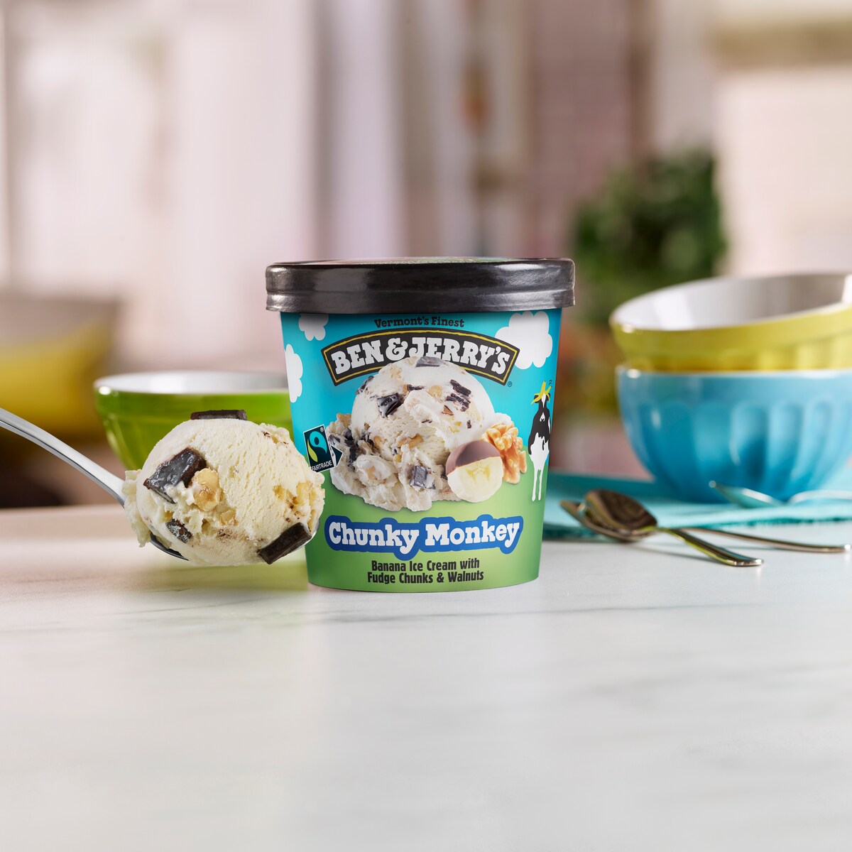 Chunky Monkey Ice Cream - Pint 4 / 5