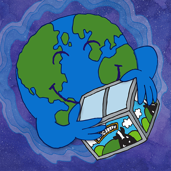 더욱 청정하고 환경 친화적인 냉동고 아이콘