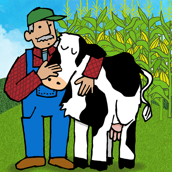 재생 농업 및 동물 복지 아이콘