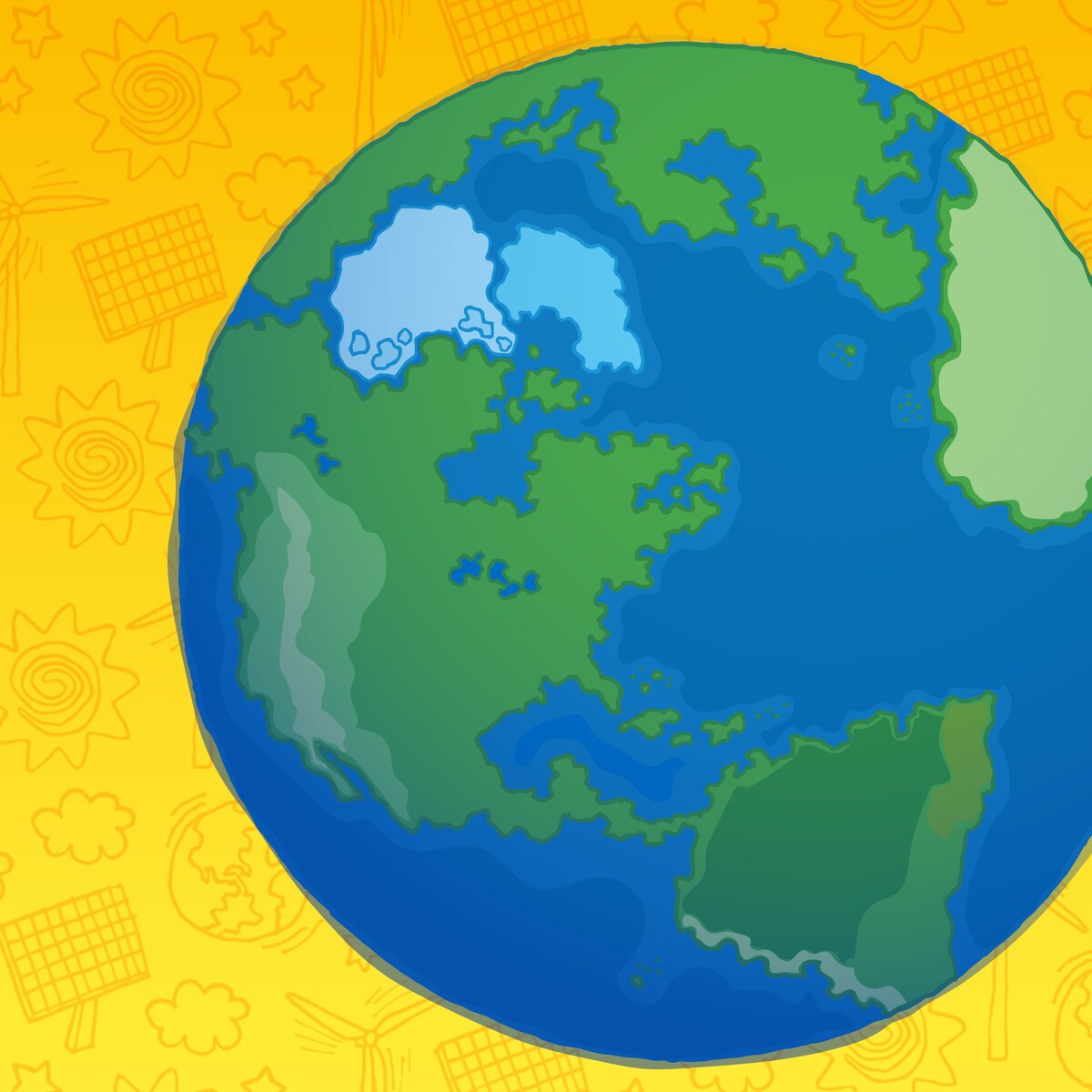 기후 변화와 환경에 미치는 영향 아이콘